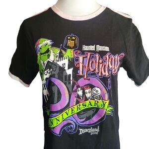 Disneyland Shirt Adult M Haunted Mansion Holiday 20th Anniversary Glow Limited